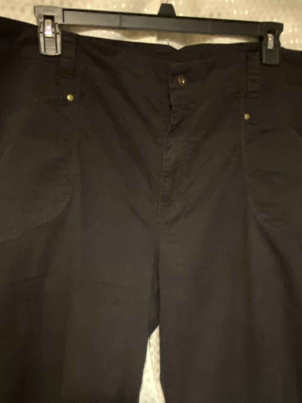 🖤 Gloria Vanderbilt Black Capris / Bermuda Shorts SIZE 22W